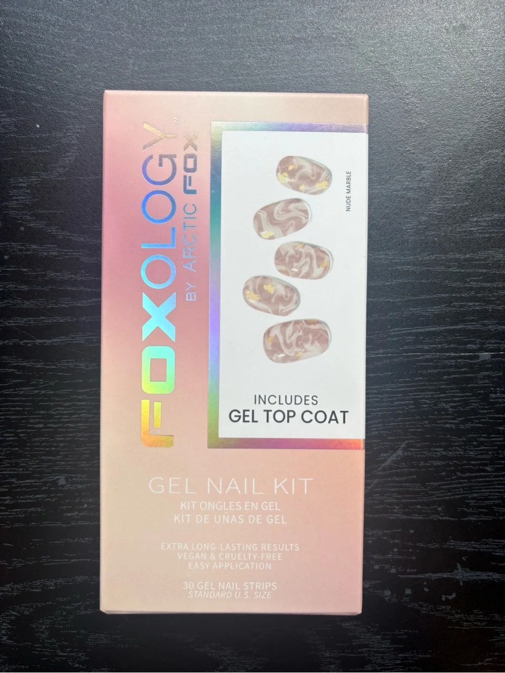 Foxology Gel Nail Kit by Arctic Fox— Nude Marble